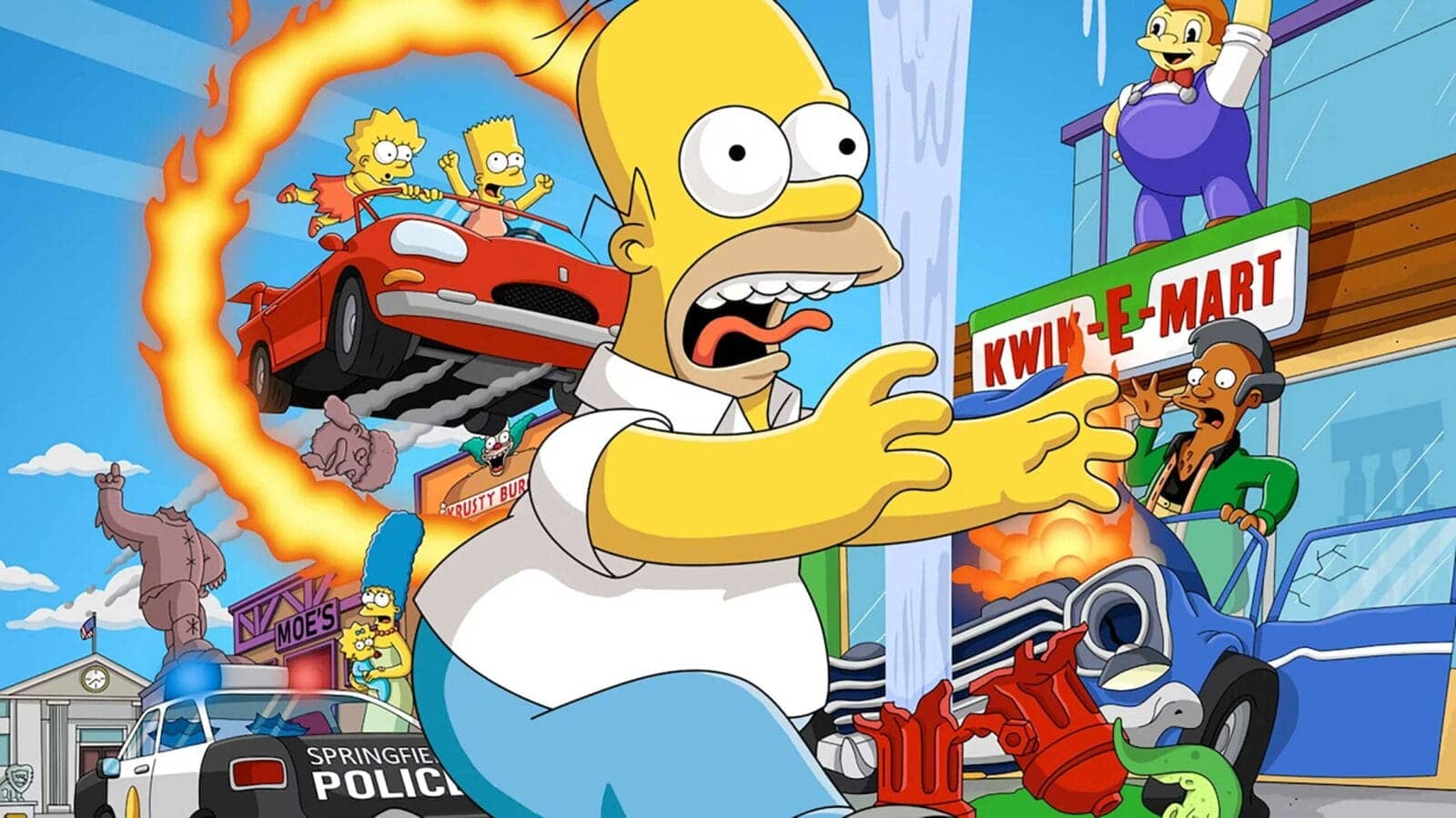 The 30 Best PC Abandonware Games of All Time 22 wp12906345 the simpsons hit run wallpapers e1747853861959