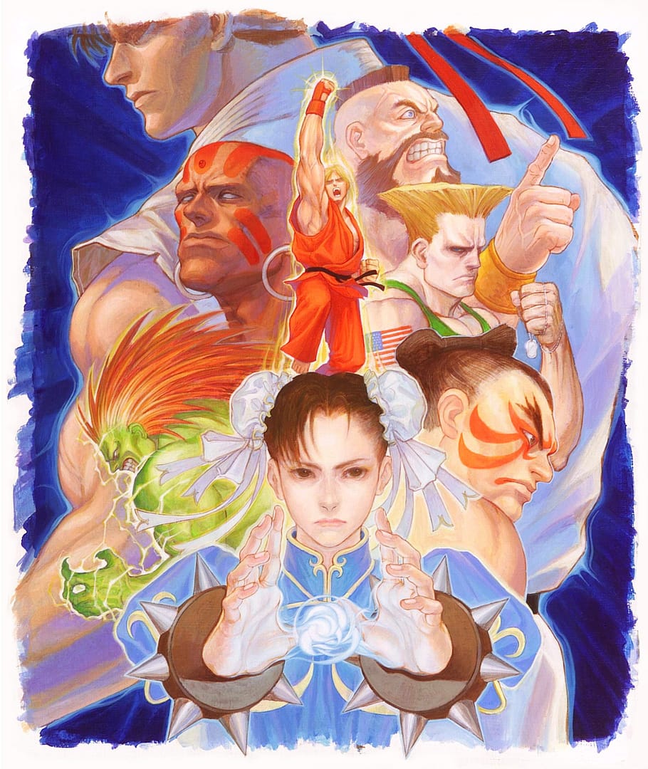 History of Capcom: From Coin-Op Dreams to Global Gaming Giant 14 Street Fighter II Promo Art