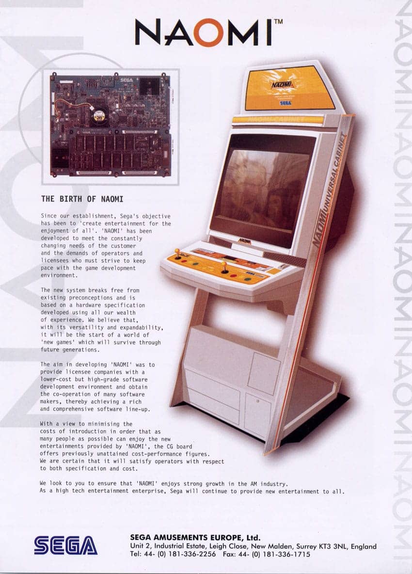 sega naomi system cabinet 04526 01