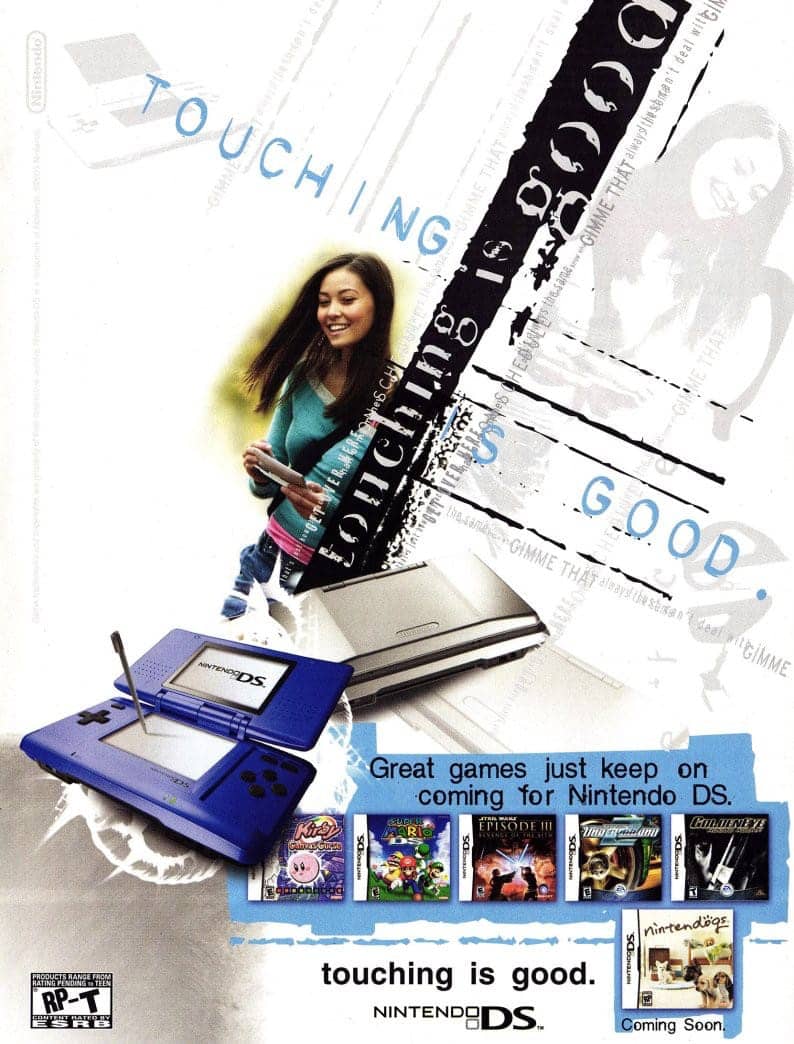 Nintendo DS Touching is Good Ad 2005